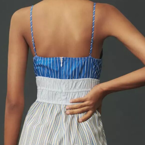 Brand New Plenty by Tracy Reese Poplin Striped Jumpsuit - Picture 5 of 7